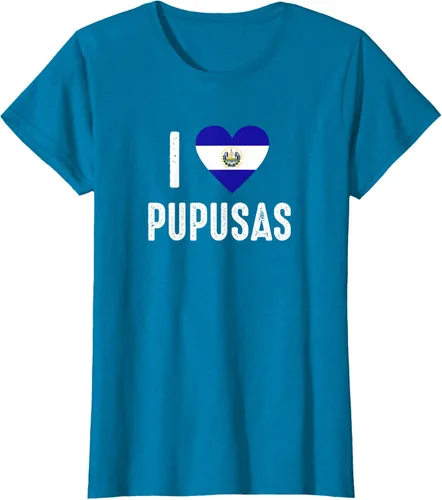 Vista 104 de Camiseta I Love Pupusa from El Salvador
