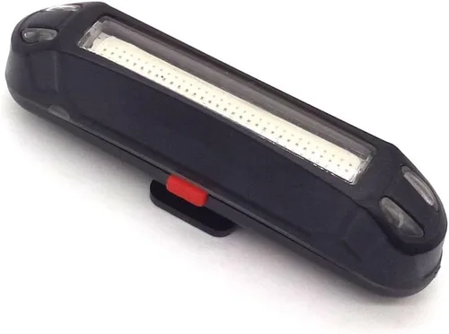 Vista 2 de Superdream Luz trasera impermeable de la bici USB recargable, luz trasera de bicicleta LED para la linterna de seguridad de ciclismo