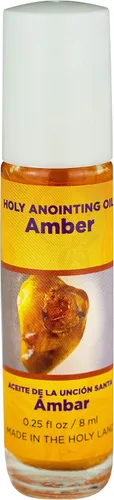 Vista 11 de Aceite de unción de tierra santa ámbar de Israel, botella enrollable de 1/2 oz de Jerusalén, hierbas y esencias de origen local, regalo