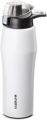 Vista 10 de Cupture Botella de acción con asa - Acero inoxidable aislado al vacío, 22 oz
