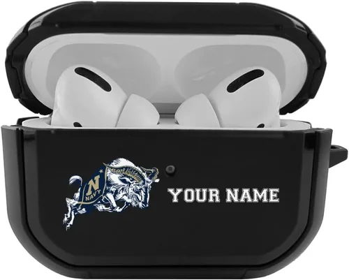 Vista 17 de Colegial - Funda negra duradera para Apple AirPods Pro (1ª/2ª generación) con mosquetón - Alabama Crimson Tide