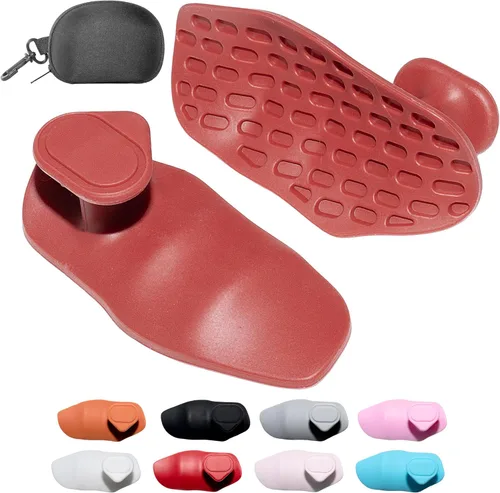 Vista 20 de Agarres de silicona para levantamiento de pesas, guantes de entrenamiento alternativos para hombres, agarre antideslizante para entrenamiento