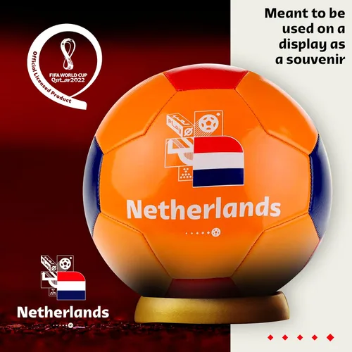 Vista 7 de Capelli Sport Copa Mundial de la FIFA Qatar 2022, exhibición de recuerdo de balón de fútbol, con licencia oficial para jugadores de fútbol jóvenes