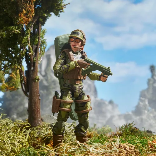 Vista 10 de G.I. Joe Classified Series 60th Anniversary Action Marine - Francotirador, figura de acción coleccionable de 6 pulgadas con traje Ghillie y 19