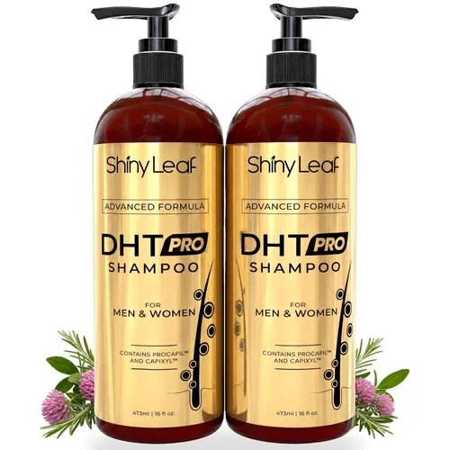 Vista 10 de Shiny Leaf DHT Pro Champú con Procapil y Capixyl para cabello adelgazante, 16 oz Advanced anti thinning shampoo with Procapil, Capixyl and DHT