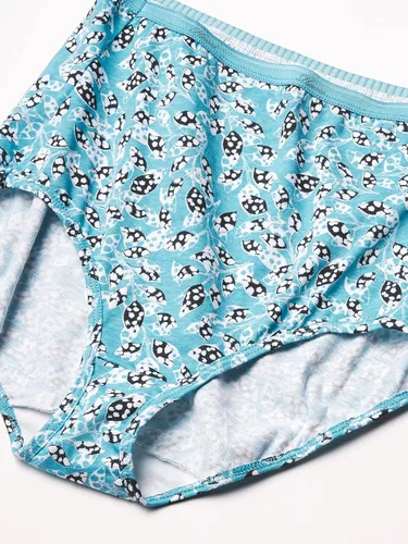 Vista 2 de Hanes Women's High-Waisted Pack, Cotton Brief Underwear, 10-Pack (Colors May Vary)