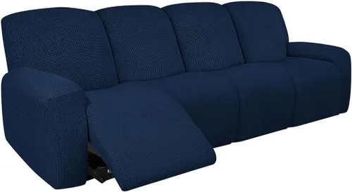Vista 40 de vctops Fundas elásticas resistentes al agua, para sofá reclinable, suaves y lisas, con correa elástica antideslizante, protector de muebles
