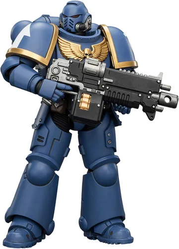 Vista 16 de JOYTOY Warhammer The Horus Herejy 1:18 Hijos de Horus MKVI Tactical Legionary Model Regalos de cumpleaños JT02977