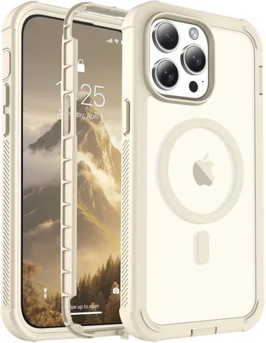 Vista 91 de jaroco - Funda magnética compatible con MagSafe para iPhone 11 de 6.1 pulgadas; protección de grado militar contra caídas, de doble capa