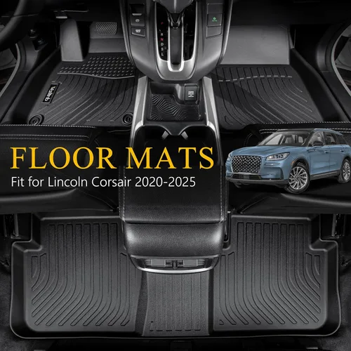 Vista 260 de Tapetes de piso para todo clima y forro de carga con respaldo para Chevrolet Suburban de 7 asientos 2021-2025 / GMC Yukon XL de 7 asientos