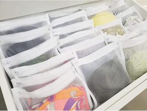 Vista 6 de Organizador de cajones de ropa (bolsa de bikini - Juego de 4)