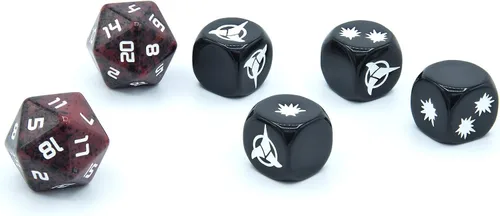 Vista 3 de Modiphius Star Trek Adventures - Juego de dados klingon, multicolor