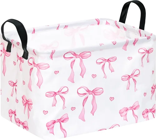 Vista 20 de Cesta de almacenamiento vacía para niños, organizador de almacenamiento impermeable de béisbol, cestas plegables con asas para mujeres, cesta