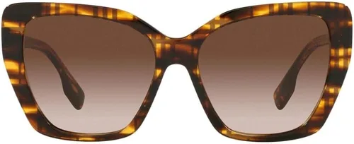 Vista 2 de Burberry TAMSIN BE 4366 Check HavanaBrown Shaded 5516140 - Lentes de sol para mujer Top CheckStripe Brown