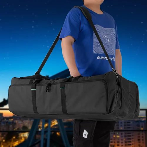 Vista 6 de samdew Funda para telescopio, bolsa de telescopio de doble capa para almacenamiento de telescopios astronómicos, funda acolchada de transporte