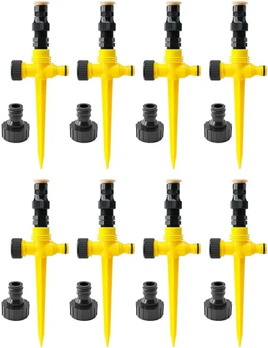 Vista 10 de Magik Sistema de riego automático multifunción con rotación de 360° y ajustable de 4 ~ 8 piezas (paquete de 4)