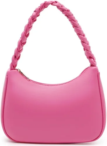 Vista 36 de CYHTWSDJ Bolsos de hombro para mujeres, lindo bolso tote tipo hobo con cierre de cremallera y mini cartera de mano Nailon Negro