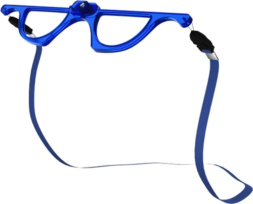 Vista 7 de Eyekepper Lupa de mano gafas de lectura plegables Metalless Lectores sin tornillos con correa para el cuello - Negro +0.50
