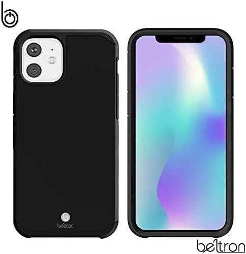 Vista 6 de BELTRON Funda con clip para cinturón para iPhone 11 (2019), funda híbrida delgada de protección de cuerpo completo resistente y funda de clip