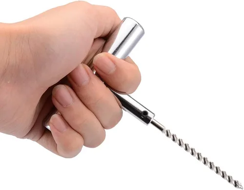 Vista 9 de Kit de reparación de neumáticos, kit de reparación de neumáticos de acero con herramientas de inserción de mango en T, 4 herramientas de sonda