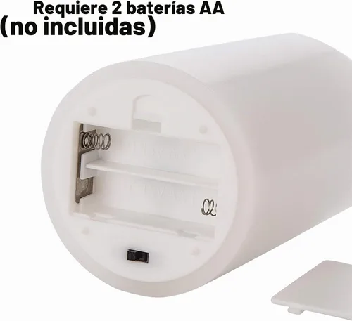 Vista 3 de Eywamage Velas de Pilar Blancas Sin Llama con Control Remoto, Velas de Cera LED Realistas Parpadeantes Alimentadas por Batería, Φ 3" H 4" 5" 6