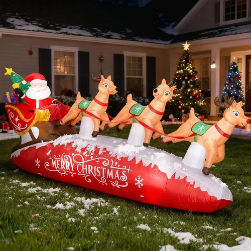 Vista 8 de ZPISF Inflables de Halloween de 10 pies OVNI con vaca flotante decoraciones Secuestro OVNI de 10 pies