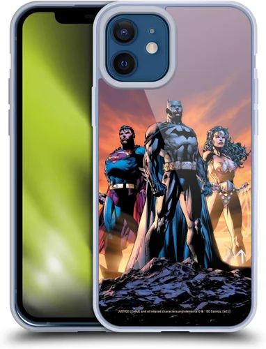 Vista 126 de Head Case Designs Funda de gel con licencia oficial de la Liga de la Justicia DC Comics #10 Darkseid War Comic Book Cover
