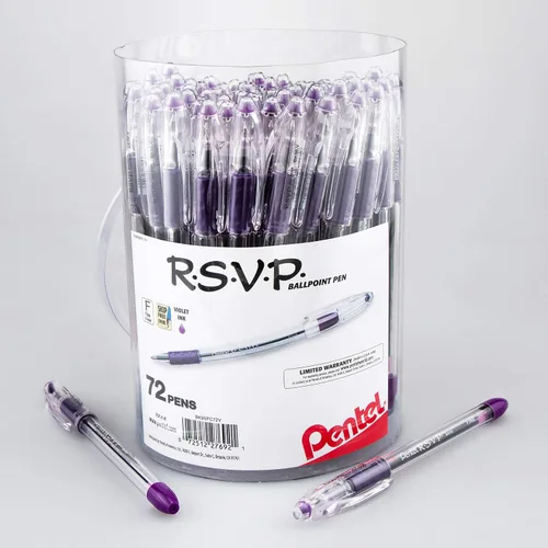 Vista 15 de Pentel - Bolígrafo RSVP, Negro