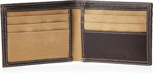 Vista 5 de Timberland PRO - Cartera de lona para hombre piel RFID ventana trasera para identificación