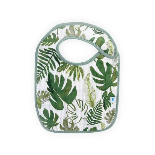 Vista 2 de Little Unicorn Paquete de 3 baberos clásicos de alta calidad, ajustable a medida que crece el bebé, tela suave en la piel, ideal para los que comen