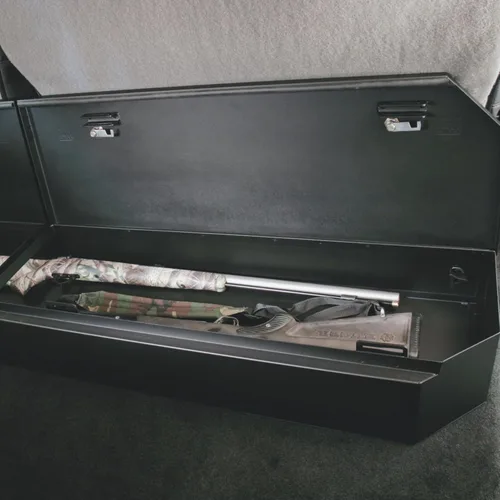 Vista 9 de Tuffy Caja fuerte de seguridad de ancho completo debajo del asiento para Ford F-150, F-250 y F-350 SuperCrew (2015-2025), caja fuerte de seguridad