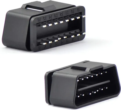 Vista 8 de 16 Pin OBD 2 OBDII Conector macho OBD2 16 pin Adaptador J1962 Conector OBDII Plug con tornillos Conector de cable de diagnóstico del coche