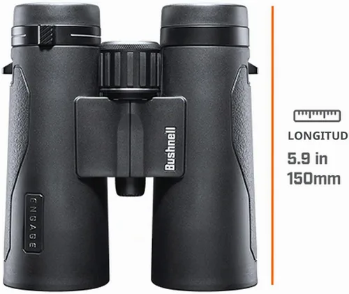 Vista 3 de Bushnell Engage X 10x42mm Binoculares, binoculares impermeables IPX7 y ligeras para caza, viajes y camping
