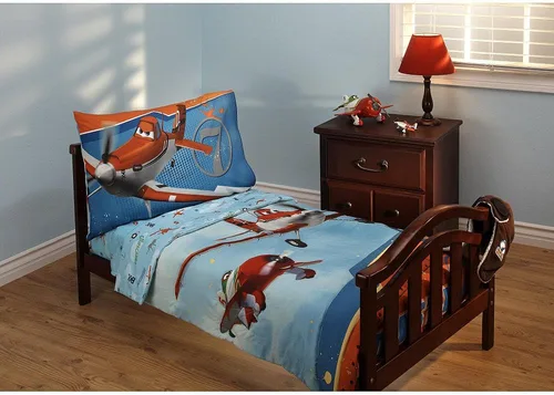 Vista 5 de Disney - Juego de sábanas de 4 piezas para niños pequeños
