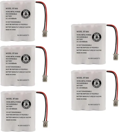 Vista 4 de Kastar Paquete de 1 batería de repuesto para Uniden BT-905 BT905 BP-905 BP905 BT-1006 BT-800 BT800 BP-800 BP800, Uniden TRU3466 TRU348 TRU3485