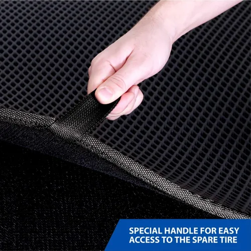 Vista 5 de Goodyear Forro de tapete de carga de ajuste personalizado para Honda CR-V 2012-2016 – Forro de maletero resistente, forma de diamante, equipaje