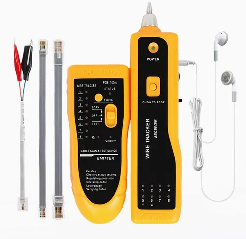 Vista 4 de Kit de herramientas de red Gaobige, kit de herramienta de engaste RJ45 Engaste a través de Crimpador Cat6 Cat5 Cat5e Herramienta de crimpado
