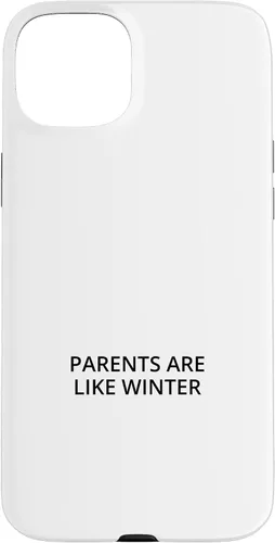 Vista 9 de iPhone 16 Parents are like winter Case
