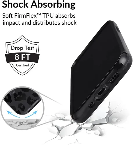 Vista 4 de VELVET CAVIAR Funda para iPhone 13 Pro Max con estampado de leopardo y guepardo negro, compatible con MagSafe, probada en caídas de 10 pies