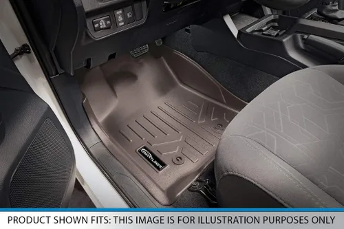 Vista 2 de MAXLINER Juego de alfombrillas de primera fila de cacao compatibles con Chevrolet Traverse 2009-2017/Buick Enclave 2008-2017/Saturn Outlook