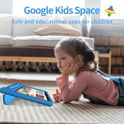 Vista 4 de JREN Tablet para Niños ｜ 10 Pulgadas 64GB Android 14 ｜ Octa-core ｜ 64GB ｜ WiFi ｜ Bluetooth ｜ Control Parental ｜ Contenido para Niños ｜ Tabletas