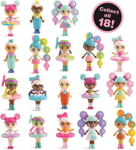 Vista 7 de Fashion Fidgets - Juguetes sensoriales para ansiedad – Paquete de 2 juguetes antiestrés para presionar – Alivio de la ansiedad y el estrés para niños