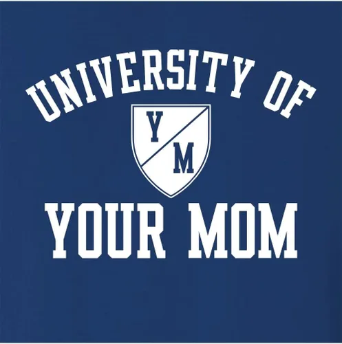 Vista 41 de Go All Out University of Your Mom - Sudadera con cuello redondo para hombre