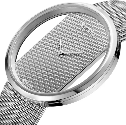 Vista 3 de Calvin Klein Reloj de pulsera de malla para mujer Glam