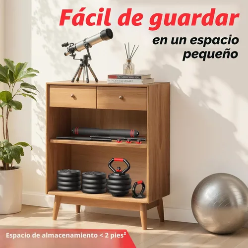 Vista 8 de FITPLAM Juego de mancuernas ajustables, 20/35/45/55/70/90 libras, juego de pesas libres con tuerca mejorada, juego de pesas 5 en 1 utilizado como