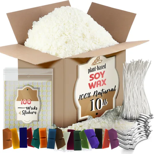 Vista 11 de Etienne Alair Kit de fabricación de velas de soja orgánica para adultos, manualidades de bricolaje, suministros completos de fabricación de velas