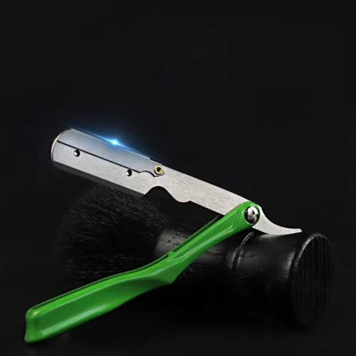 Vista 8 de Beavorty Barber Razor Holder Mens Hair Blade Straight Razor Stand Professional Shaving Supply