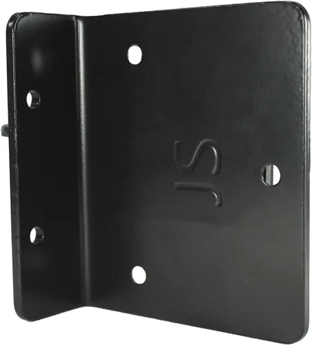 Vista 7 de Cerradura de puerta de centinela de doble puerta. Candado para mayor seguridad con recubrimiento en polvo negro y tiene herrajes. Estuche cantidad 6