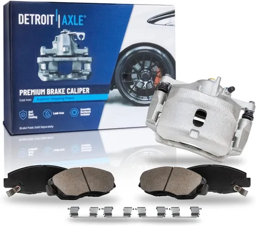 Vista 148 de Detroit Axle - Pastillas de Freno Delantero Izquierdo Reemplazo de Pinza de Disco para Ford Fusion Mazda 6 Lincoln MKZ Mercury Milan 2006-2012