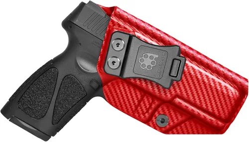 Vista 10 de Made in USA Exact-Fit Kydex IWB Holster for Taurus G3 Sweat-proof design with a full sweat guard, adjustable cant, and zero-printing for daily